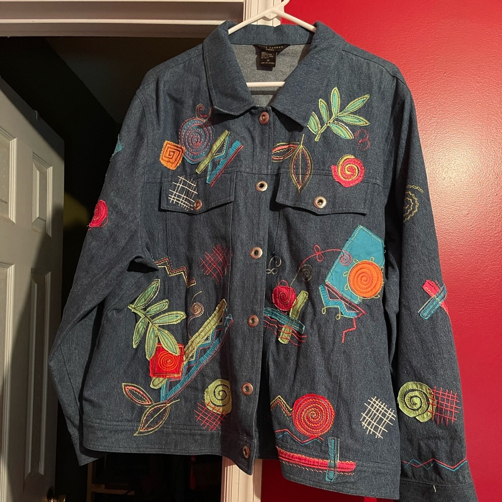 Jean Jacket with color details